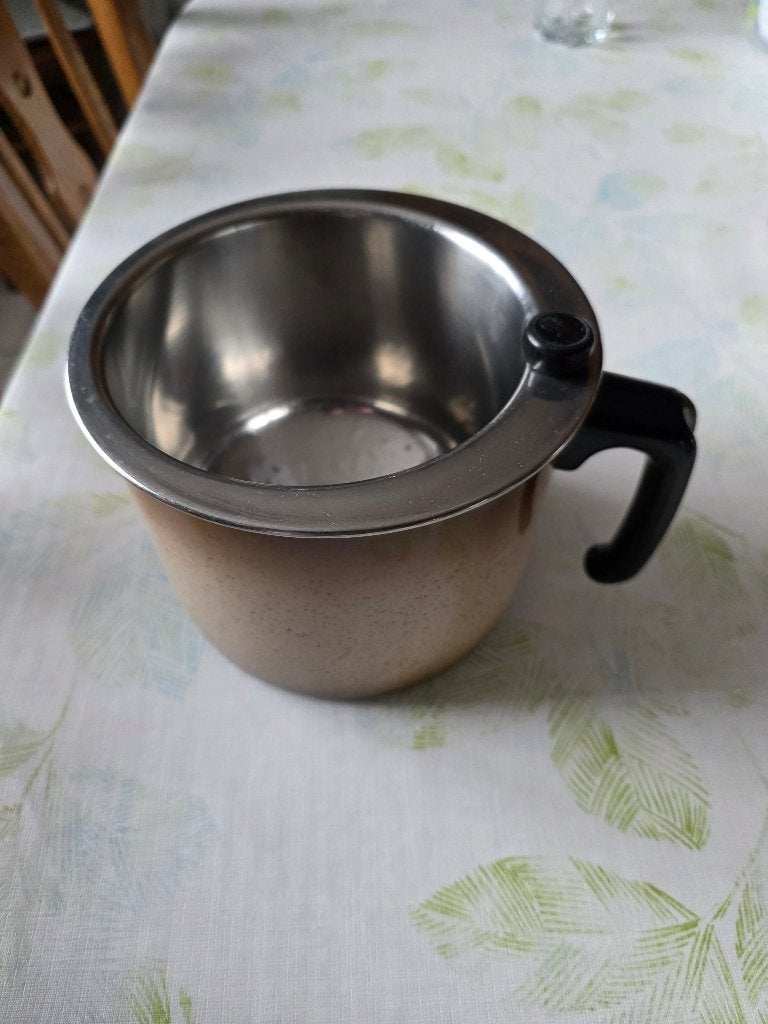 Chauffer une casserole au bain-marie, Enlèvement ou Envoi, Comme neuf, Autres marques, Autres matériaux