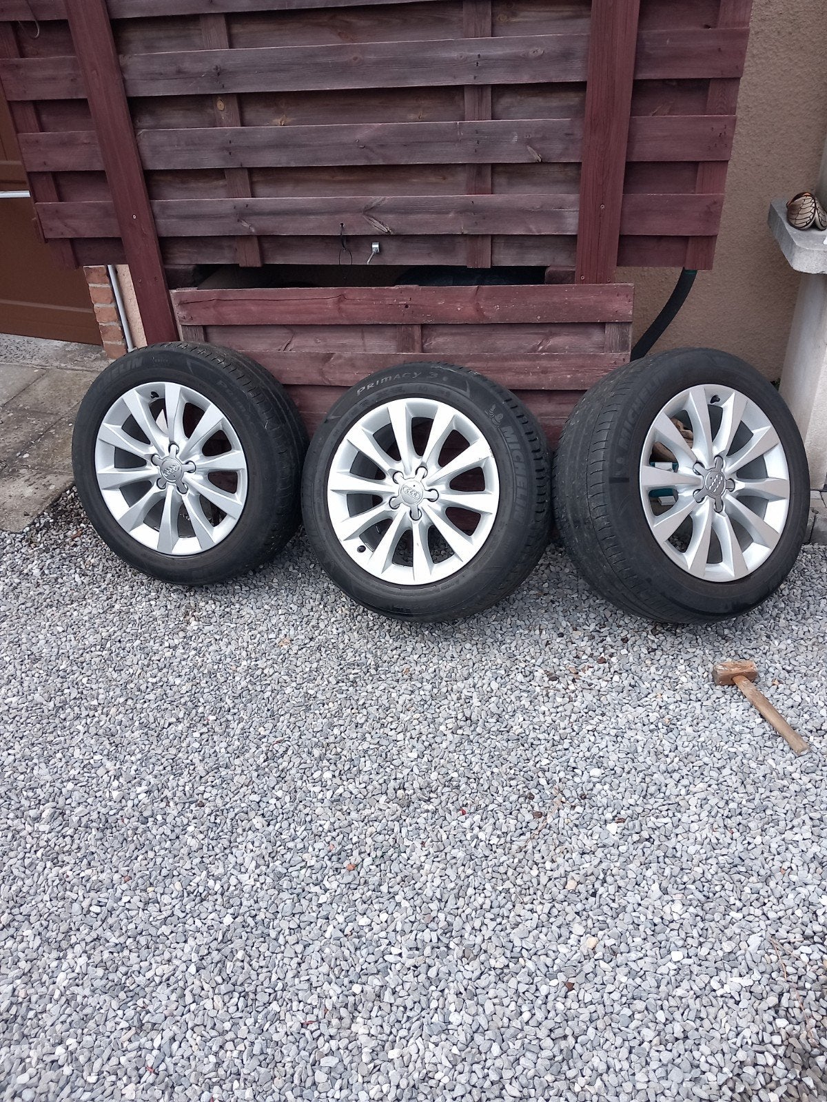 4 Jantes 17`` origine Audi A6, 350,00€, Autos : Pièces & Accessoires, Pneus & Jantes, Jante(s)