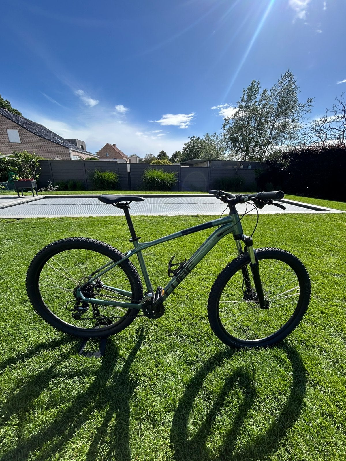 Cube Mountainbike Groen – Maat L, Fietsen en Brommers, Fietsen | Mountainbikes en ATB, Zo goed als nieuw, Heren, Overige merken