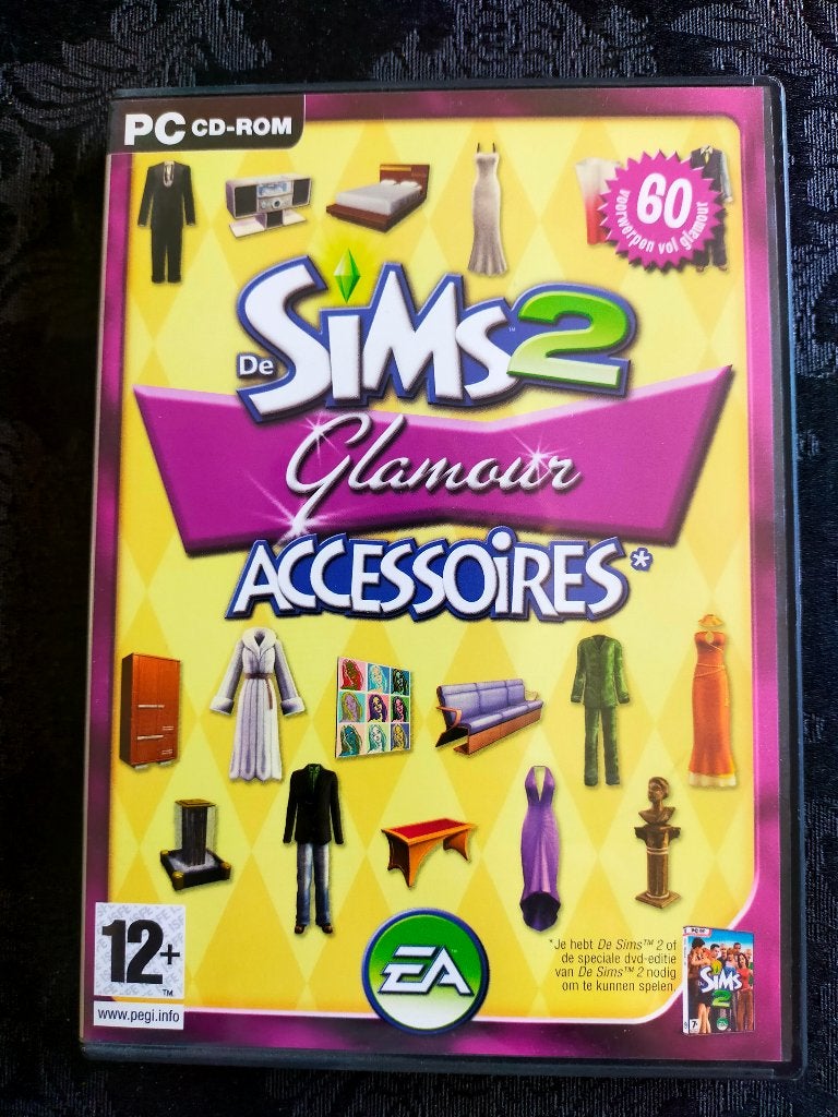 De SIMS 2 Glamour Accessoires GAME, Games en Spelcomputers, Eén computer, Ophalen of Verzenden, Zo goed als nieuw, 3 spelers of meer