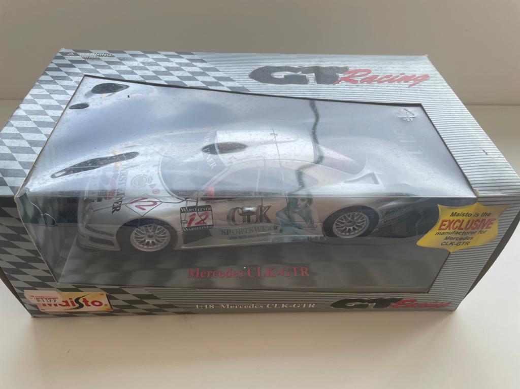 Mercedes-Benz CLK-GTR - échelle 1:18, Enlèvement ou Envoi, Comme neuf, Voiture, Maisto