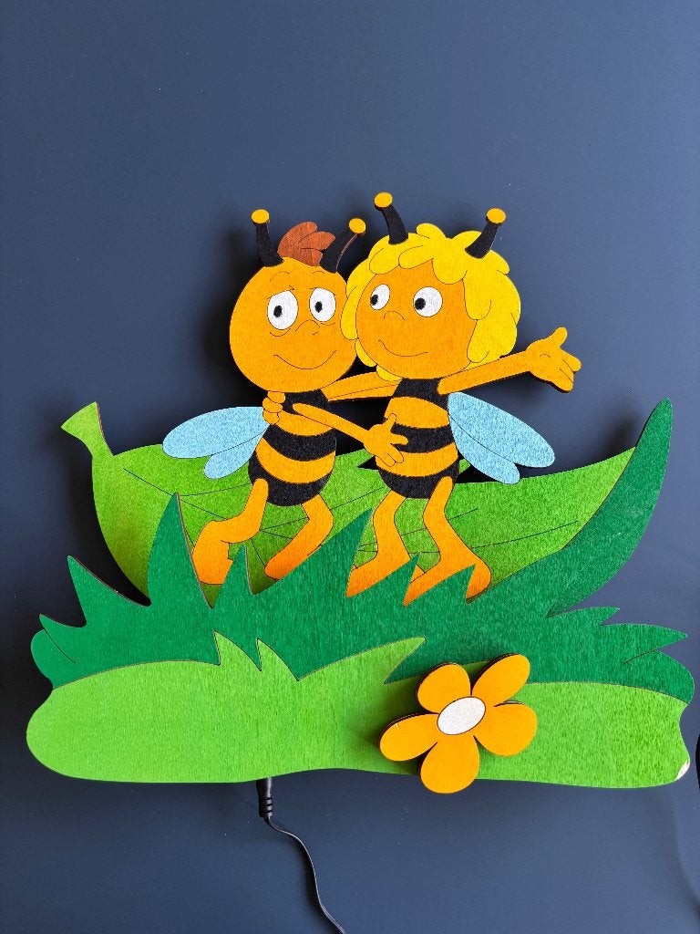 Veilleuse Maya l'abeille, Lampe, Autres marques, Comme neuf, Enlèvement