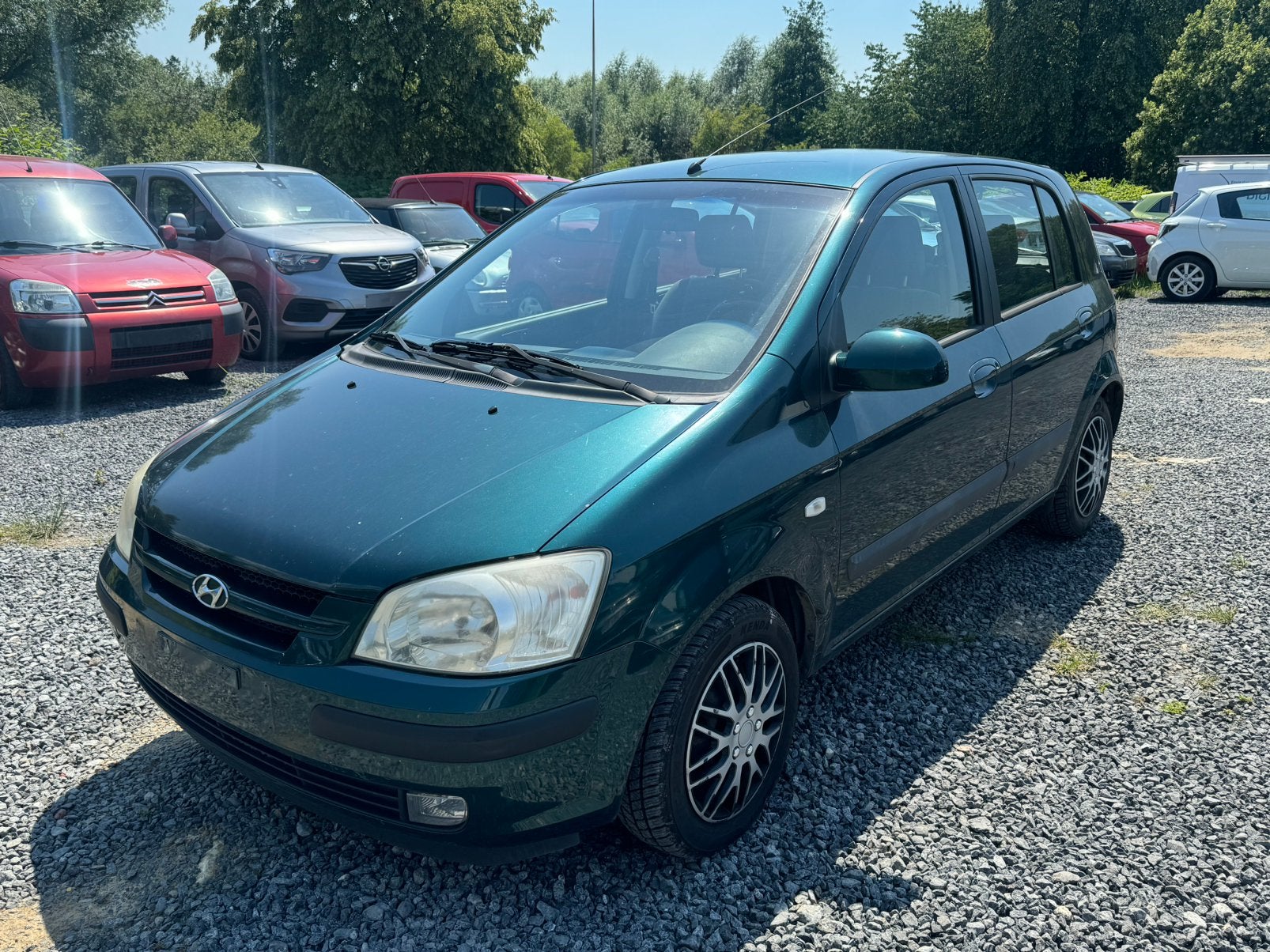 HYUNDAI GETZ, Auto's, Hyundai, Voorwielaandrijving, 4 zetels, Stof, 46 kW