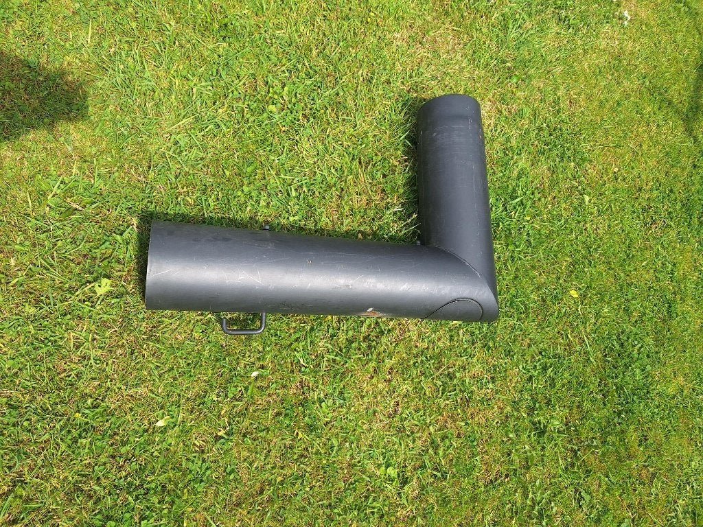 Tube coudé pour poele à bois, Enlèvement, Utilisé, Bois