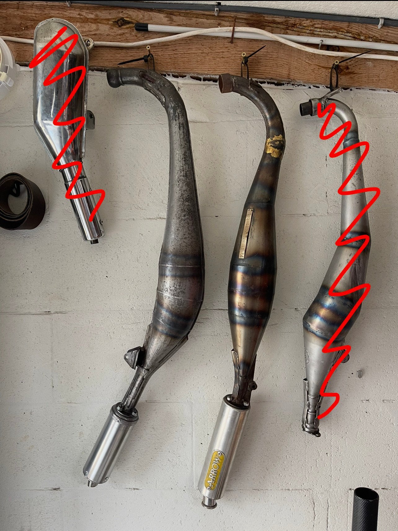 Echappement peugeot 103/vogue/mvl, Ophalen of Verzenden, Gebruikt