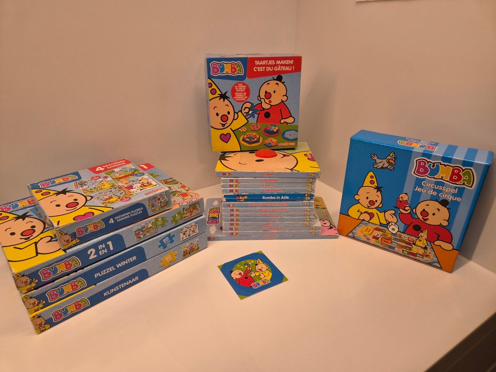 Bumba pakket 4 puzzels + 13 boeken + 2 spelletjes, Ophalen of Verzenden, Gebruikt, Jongen of Meisje