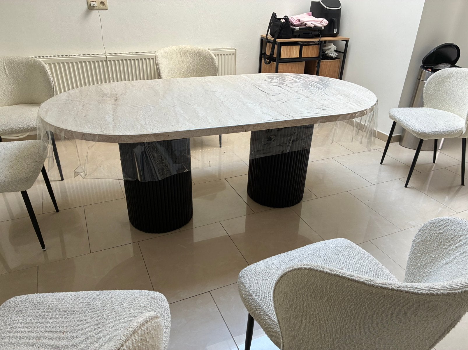 Tafel, Huis en Inrichting, Complete eetkamers, Ophalen, Zo goed als nieuw