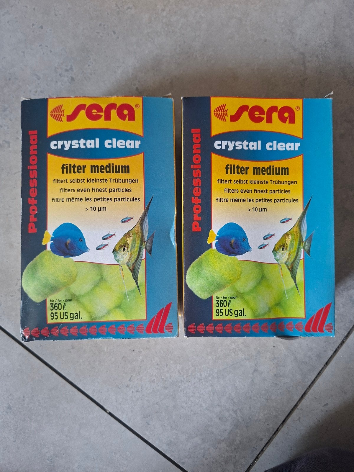 sera filtermedium 2 doosjes nieuw nooit gebruikt, Animaux & Accessoires, Enlèvement