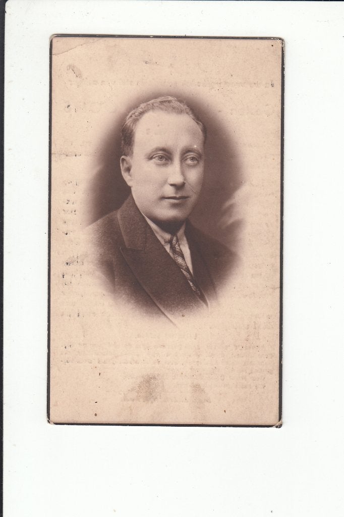Slachtoffer WO II - burgemeester Beverloo - Flossenburg '44, Verzamelen, Verzenden, Bidprentje