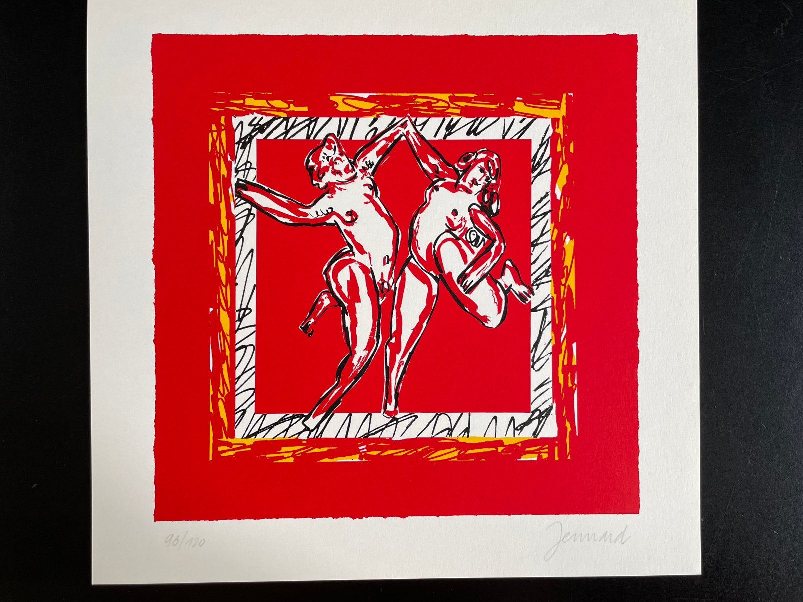 MARC JENNARD, Antiquités & Art, Édition limitée, Enlèvement, Sérigraphie