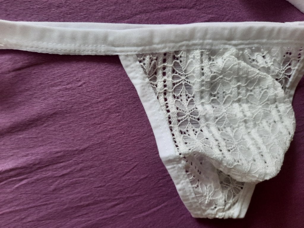 String pour homme de couleur écru, Vêtements | Hommes, Sous-vêtements, Enlèvement ou Envoi, Autres couleurs, Geen merk, Slip