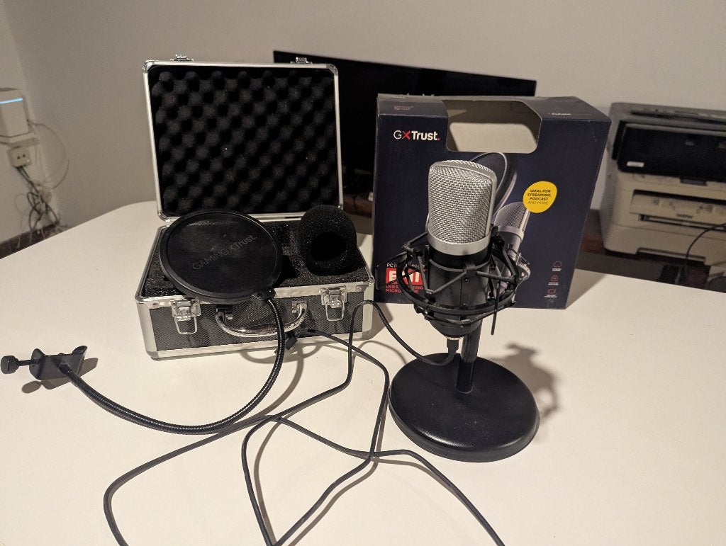 Trust Gaming GX Microfoon, Enlèvement ou Envoi, Utilisé, Micro studio