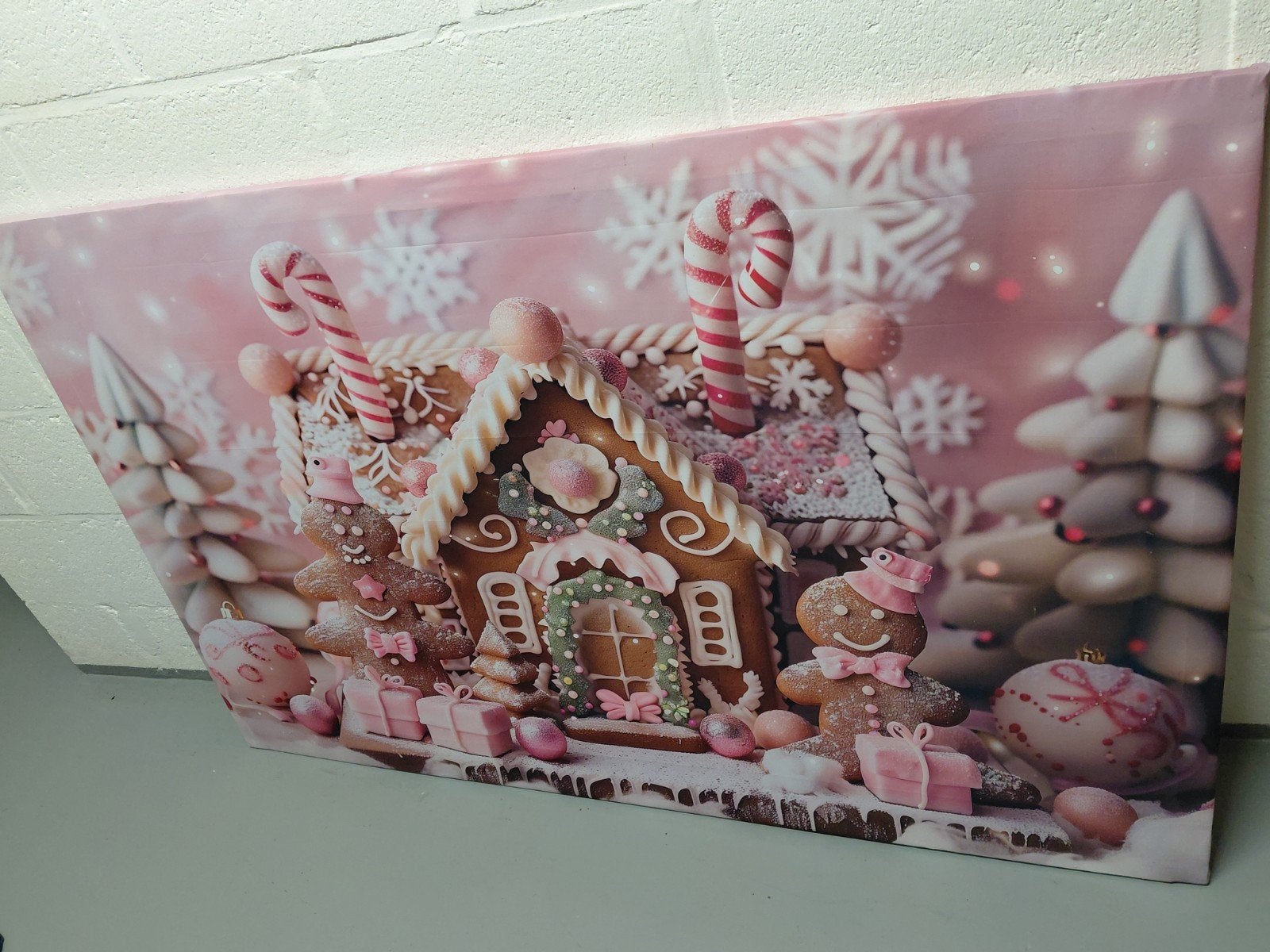 kerst canvas  peperkoekhuisje, Diversen, Kerst, Ophalen