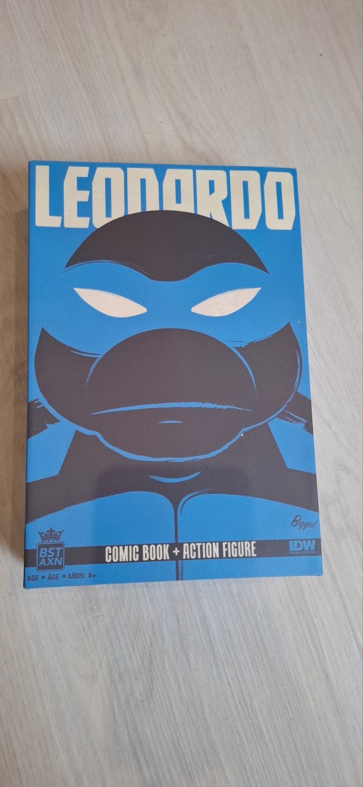 Tmnt Leonardo comic book + action figure, Enlèvement