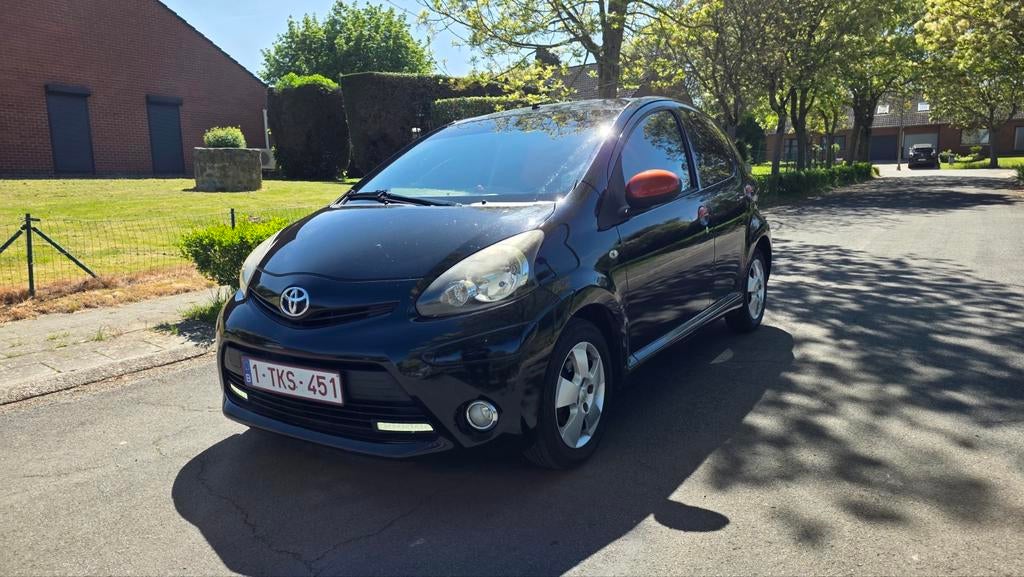Toyota Aygo 2013, Autos, Achat, Boîte manuelle, Noir, Particulier