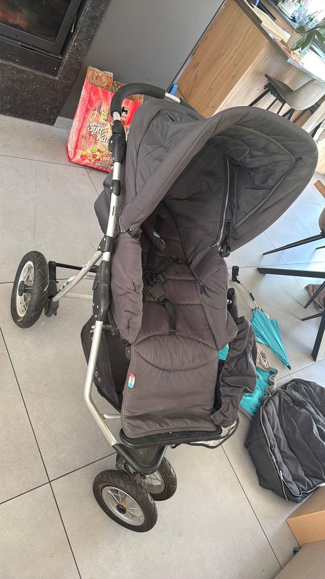 Pericles buggy met toebehoren, Kinderen en Baby's, Ophalen, Gebruikt, Regenhoes
