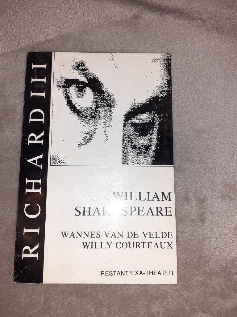 Richard III, Shakespeare, Wannes Van De Velde, Gelezen, België, Ophalen of Verzenden, Shakespeare