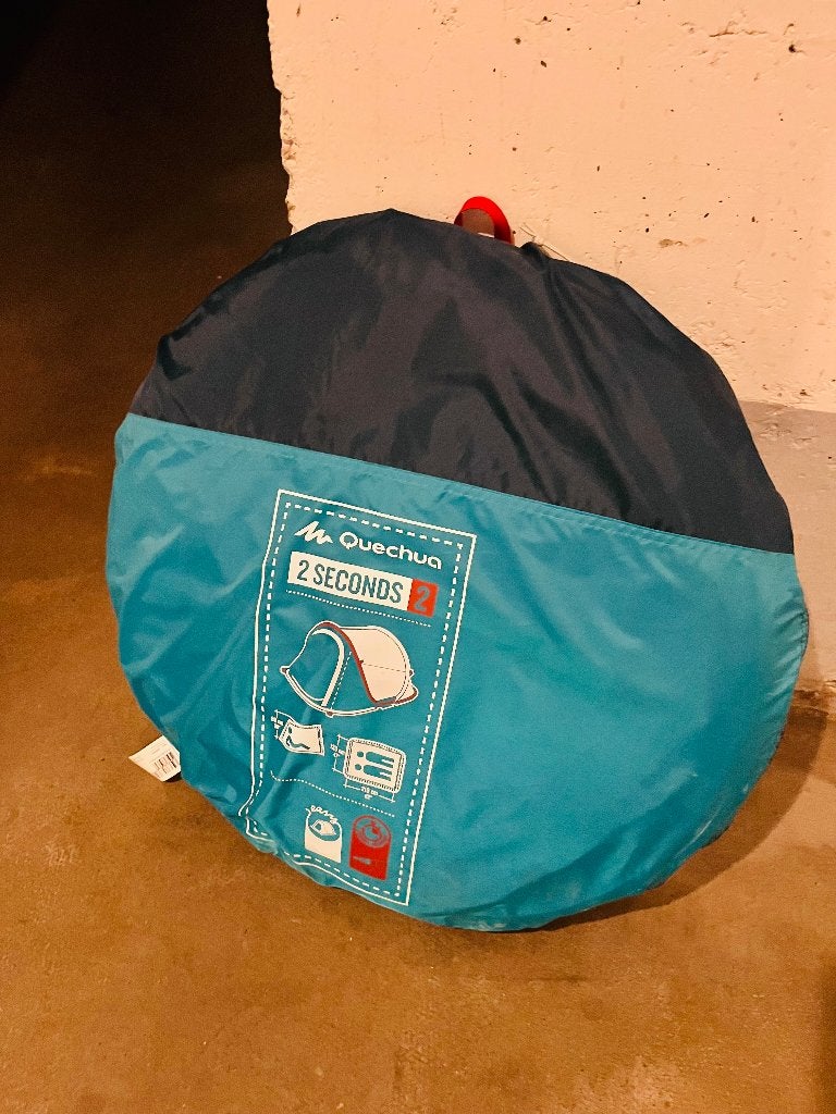 Tente Queshua 2 Personnes 2 Secondes, Ophalen, Zo goed als nieuw, Tot en met 2