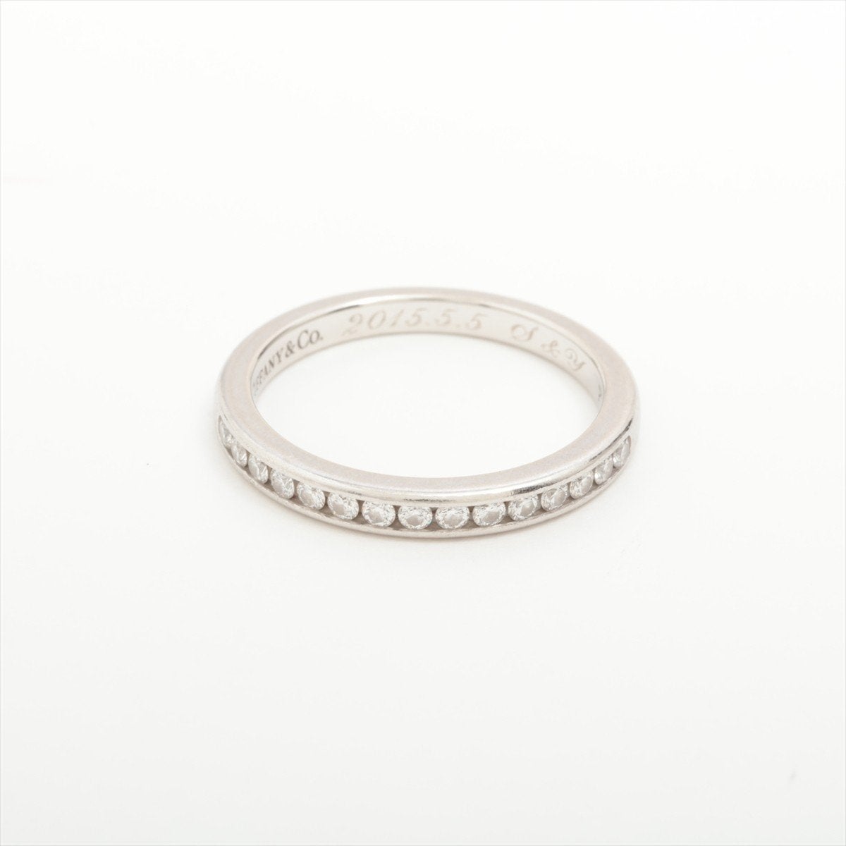 Tiffany Eternity ring, Overige materialen, Gebruikt, Ophalen of Verzenden, Kleiner dan 17