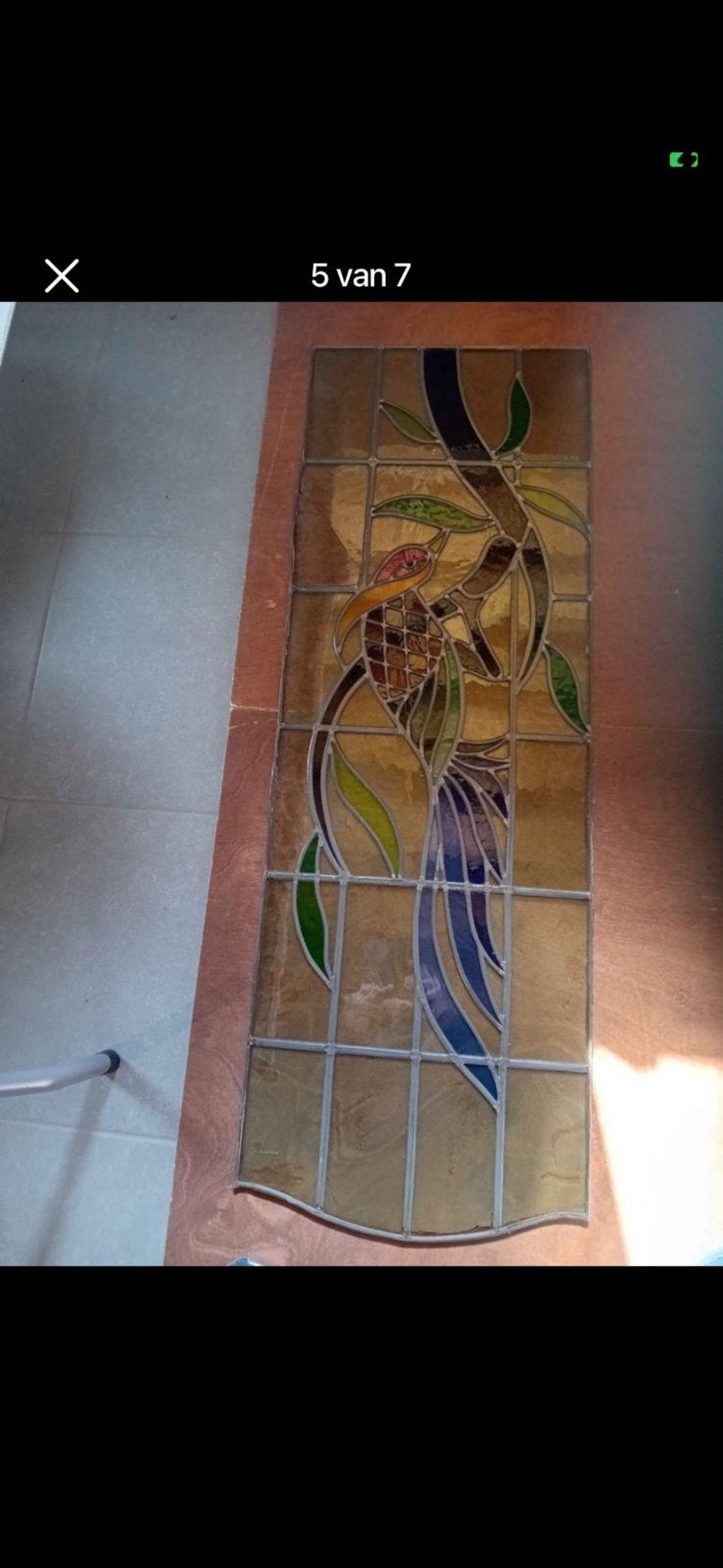 Glas in lood, Antiek en Kunst, Ophalen
