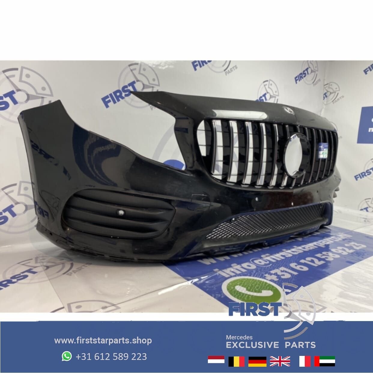 W156 GLA FACELIFT AMG VOORBUMPER + PANAMERICANA GT GRIL bump, -, Utilisé, -, Avant