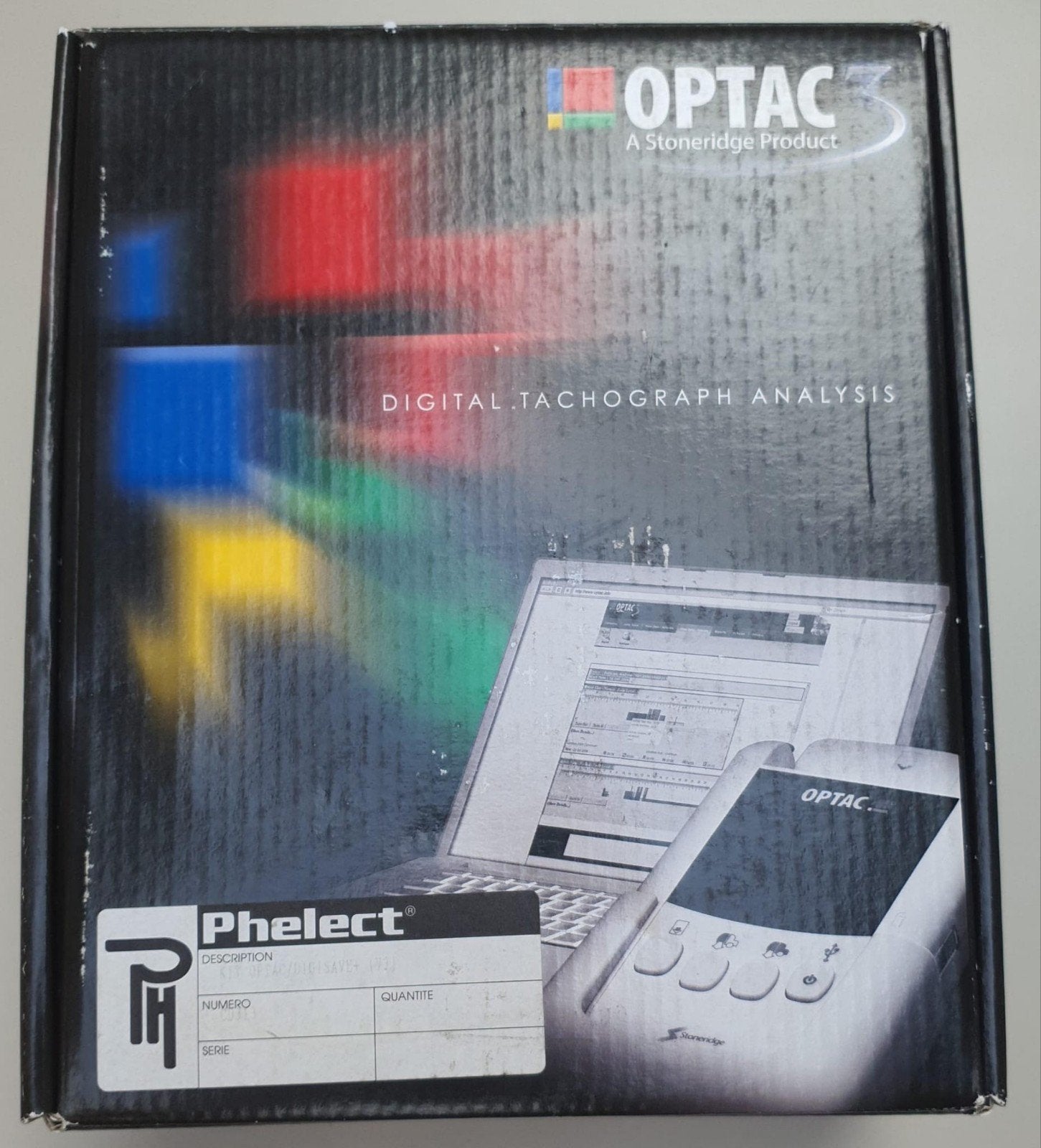 Stoneridge OPTAC download tool 9939-010 laadstation + kabel, Enlèvement
