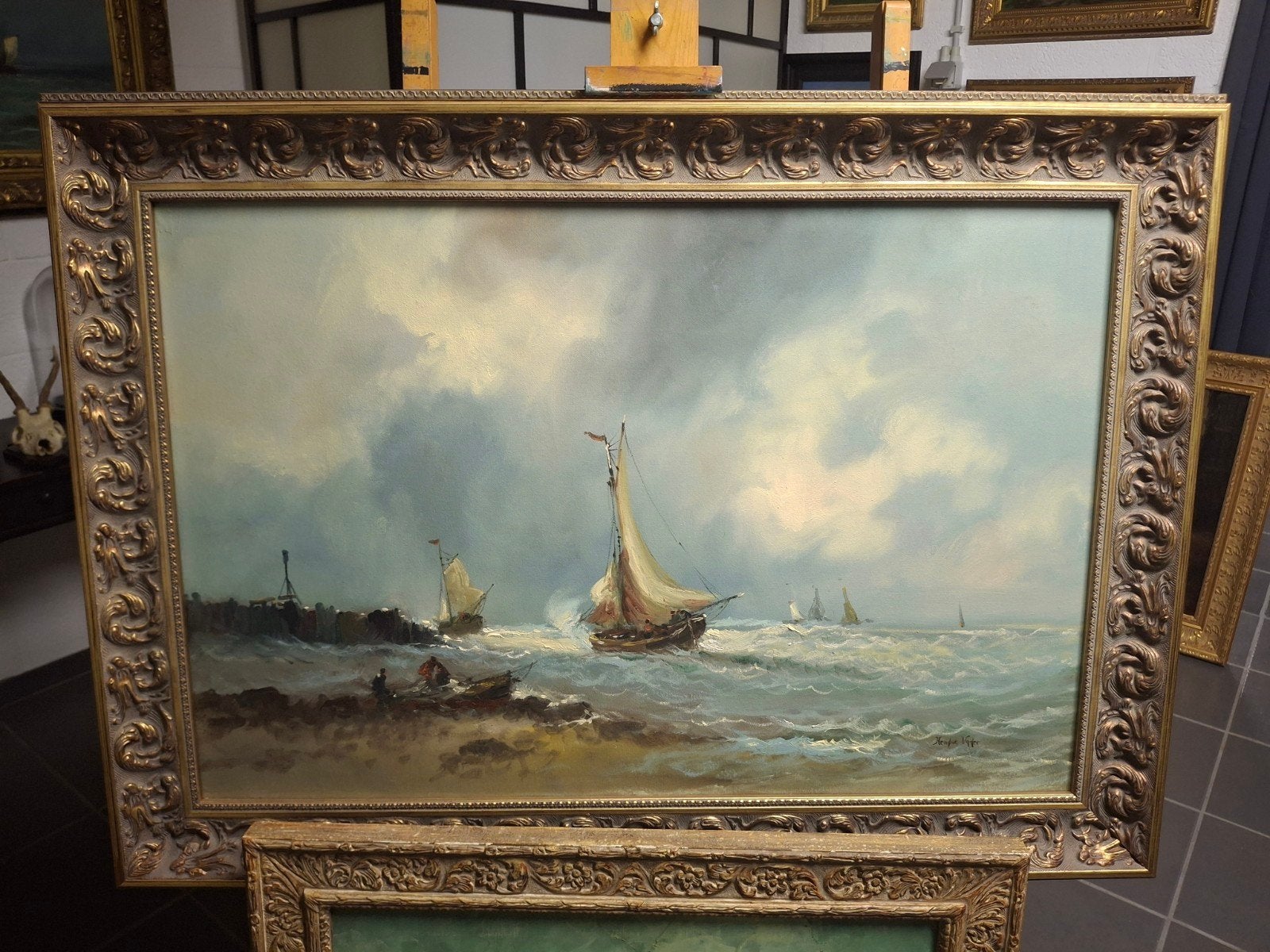Schilderij hendrick Vader, Enlèvement