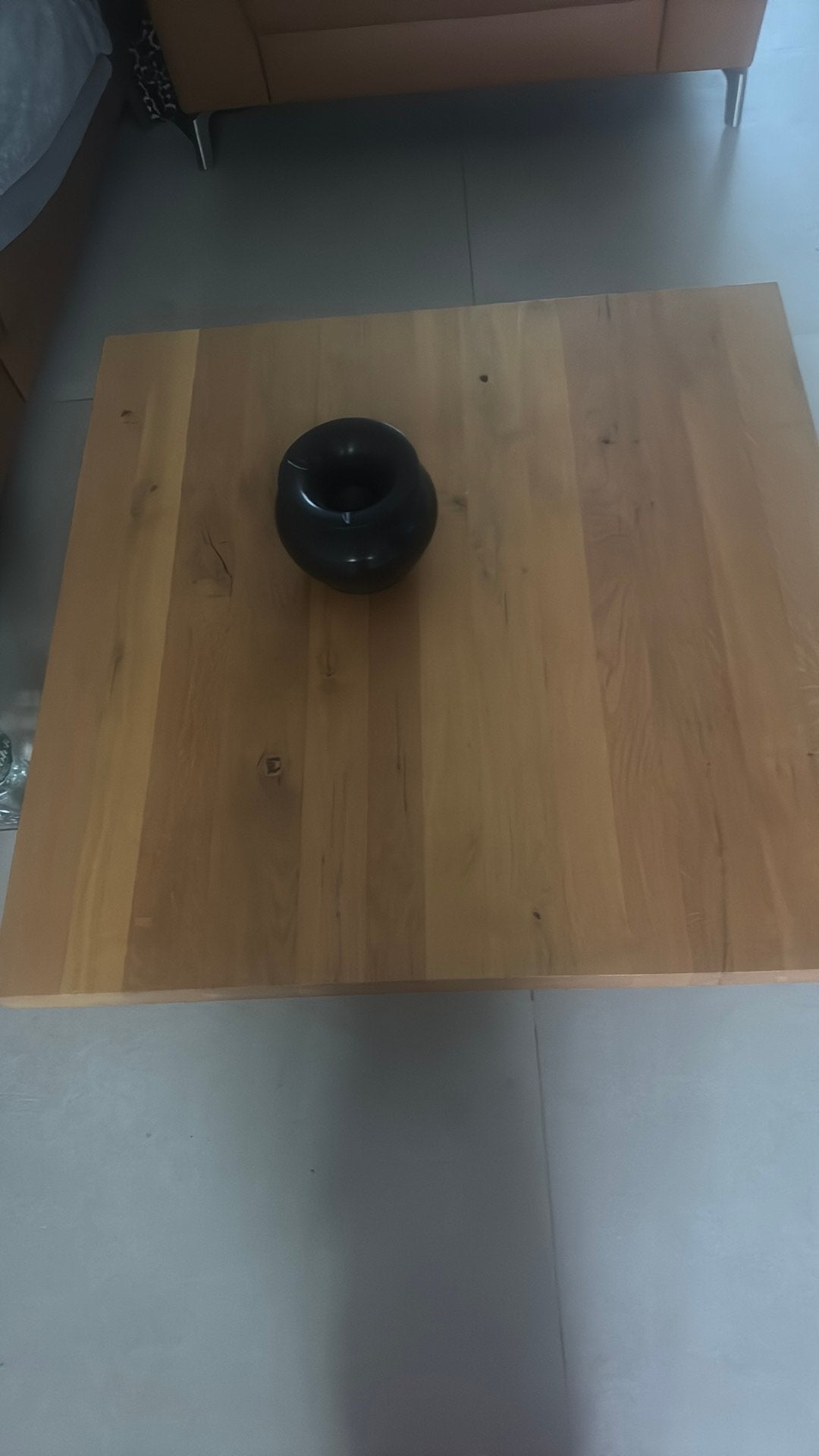 Massief eiken Salontafel, Huis en Inrichting, Ophalen, Zo goed als nieuw