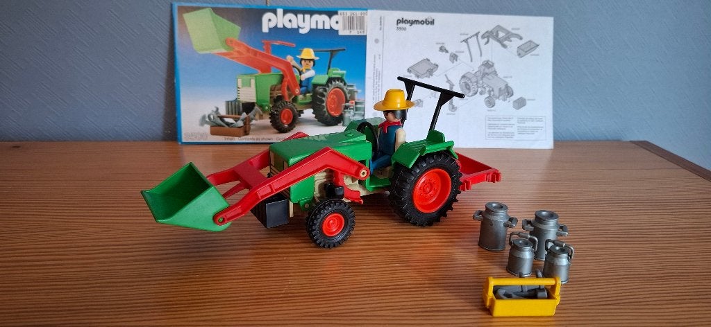 speelgoed playmobil tractor set 3500, Ophalen, Gebruikt, Complete set, Voertuig