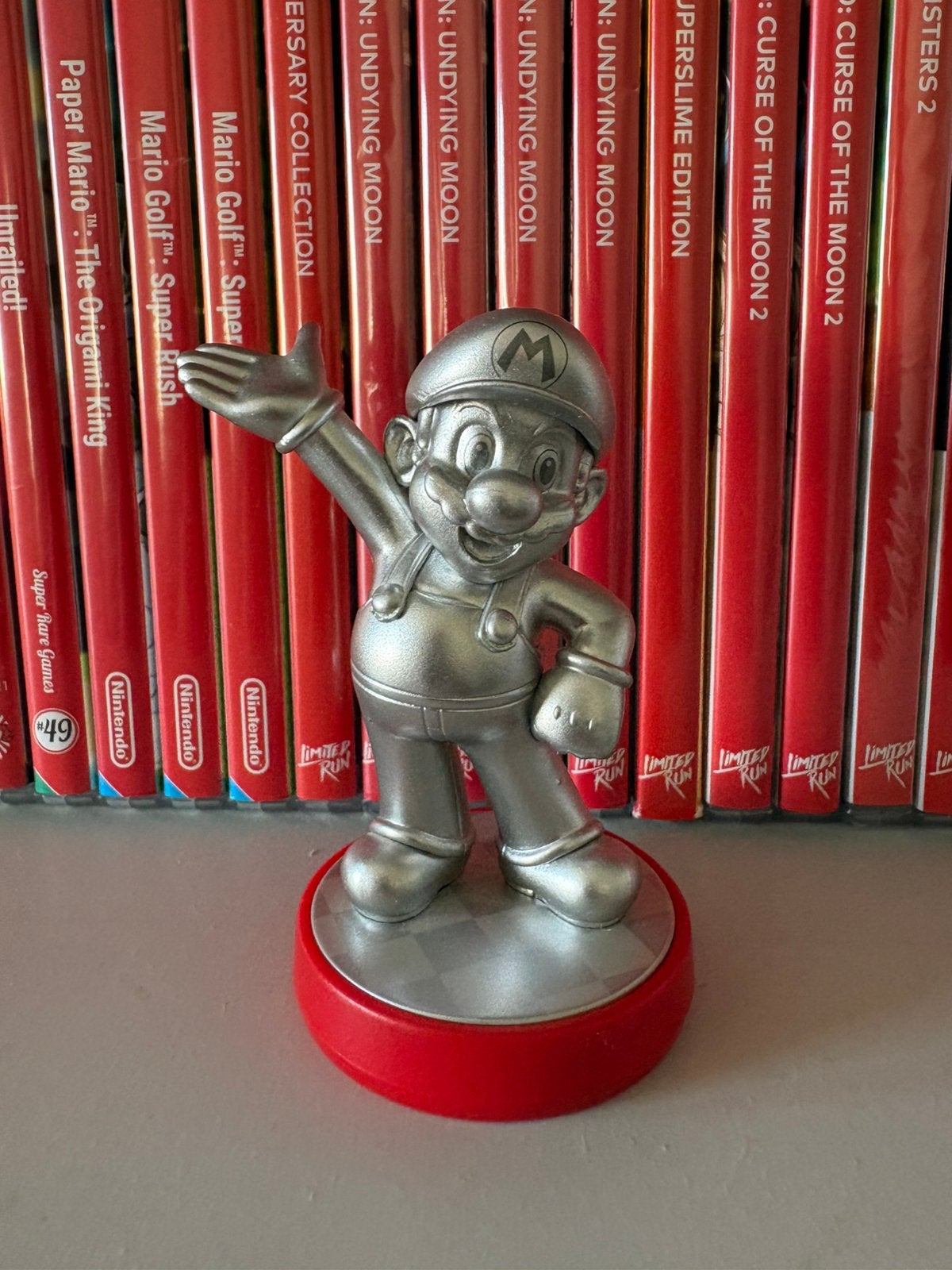 Mario argenté Amiibo (Super Mario Kollektion), Enlèvement ou Envoi, Comme neuf