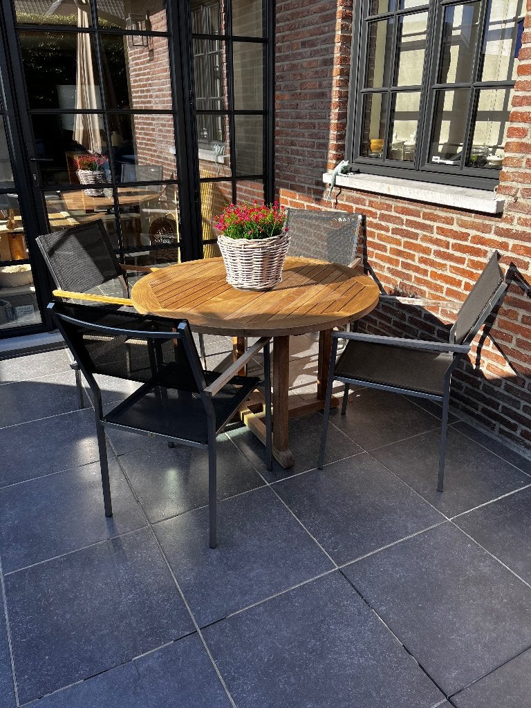 Mooie Gloster Vigo tuinset, Tuin en Terras, Ophalen, Zo goed als nieuw, Tuinset, Eettafel