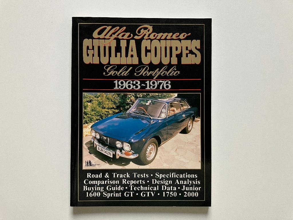 ALFA ROMEO Giulia Coupés 1963-76 (Brooklands, 172 p.), Livres, Autos | Livres, Comme neuf, Alfa Romeo, Enlèvement ou Envoi