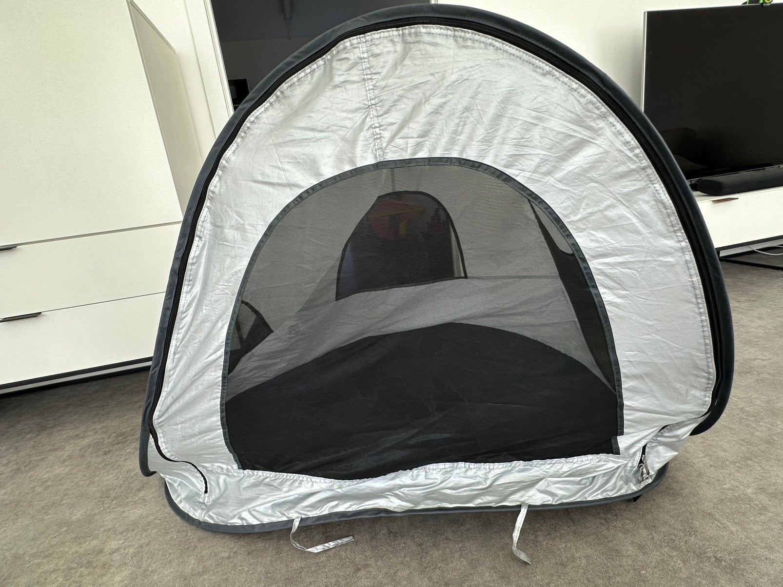 Deryan strandtent, Caravans en Kamperen, Ophalen, Zo goed als nieuw