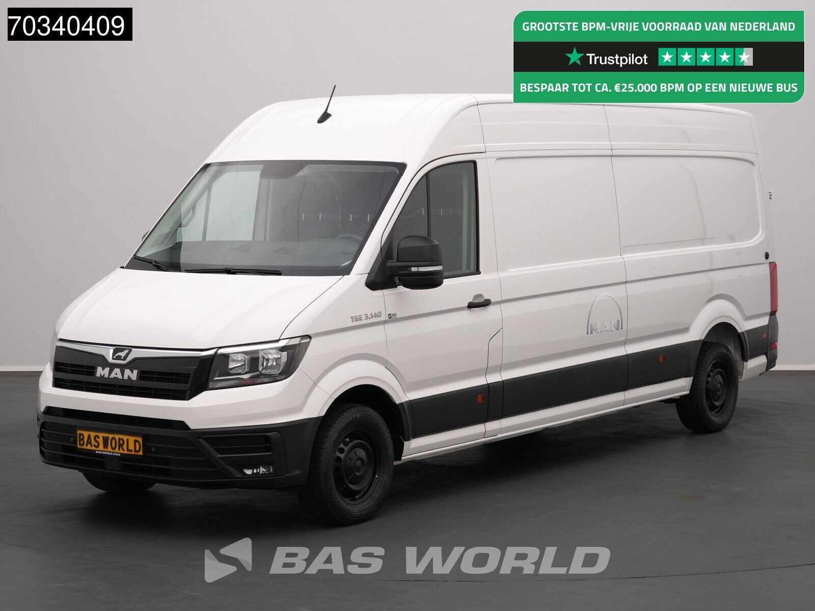 MAN TGE 3.140 Automaat L4H3 Trekhaak Airco Cruise Camera Euo, Autos, Achat, Euro 6, Entreprise, 3 places