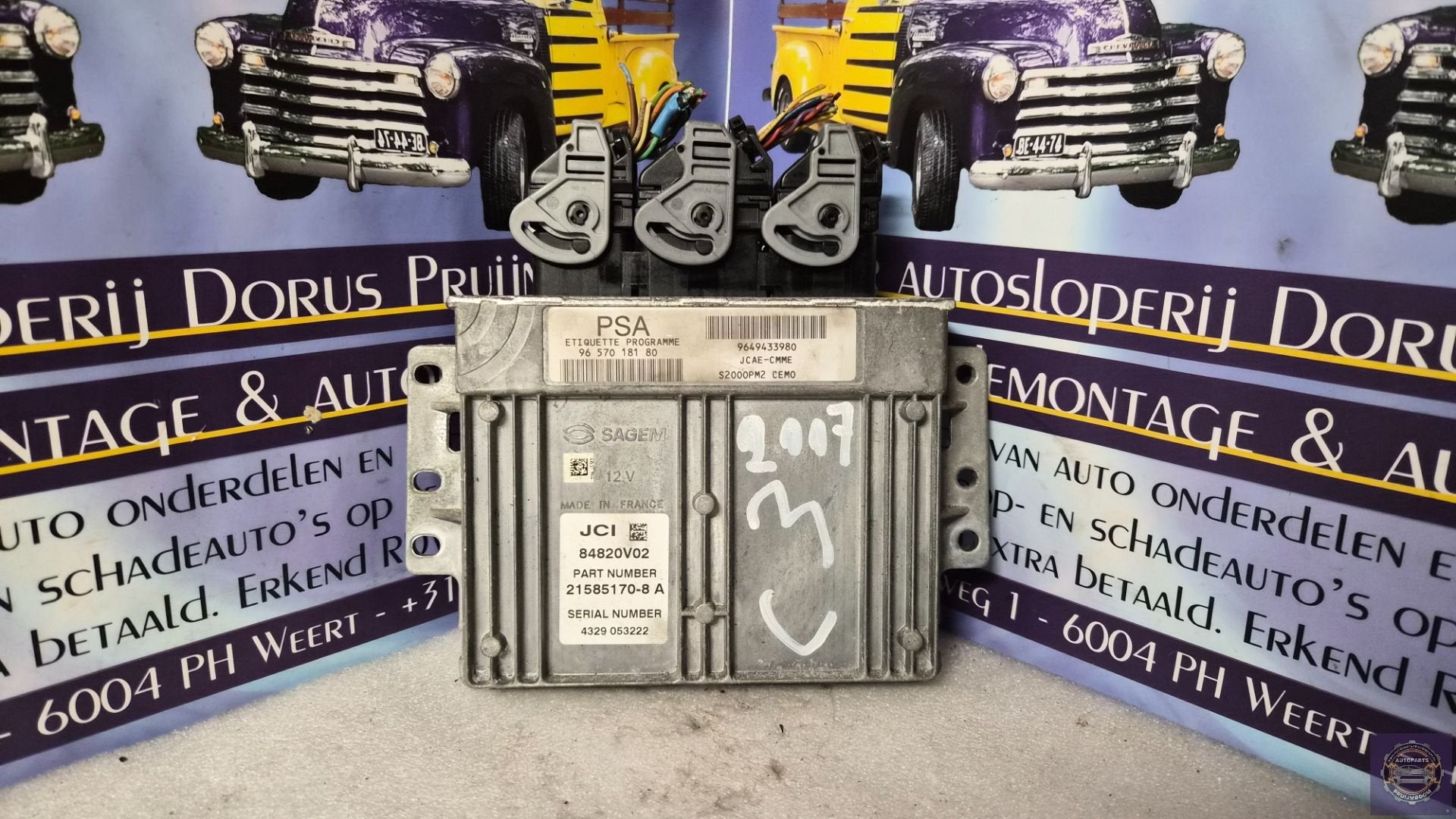 Calculateur moteur Citro n C3 bj2007 Plural (HB) | 964943398, Citroën, Stellantis N.V., Utilisé, Taurusavenue 1
2132 LS  Hoofddorp, NL