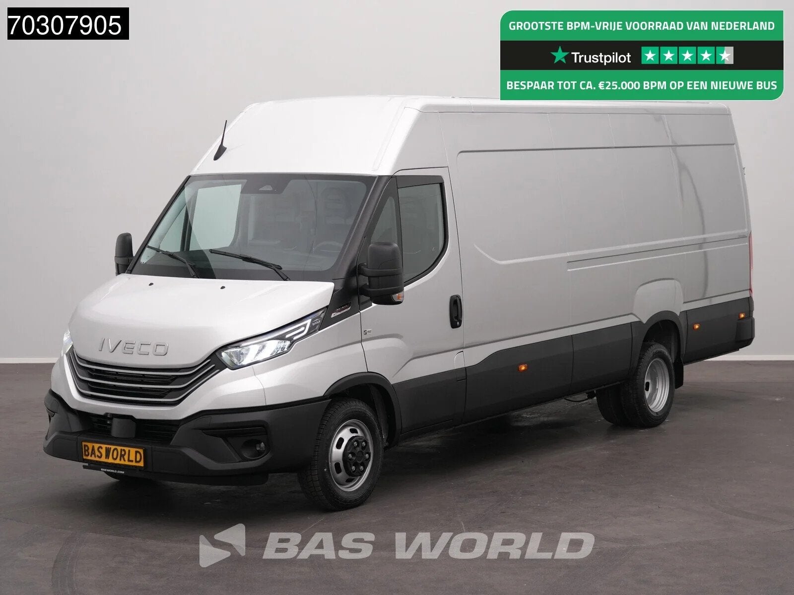 Iveco Daily 35C21 3.0L Automaat L4H2 210PK Dubbellucht ACC L, Autos, Neuf, Argent ou Gris, Achat, Euro 6