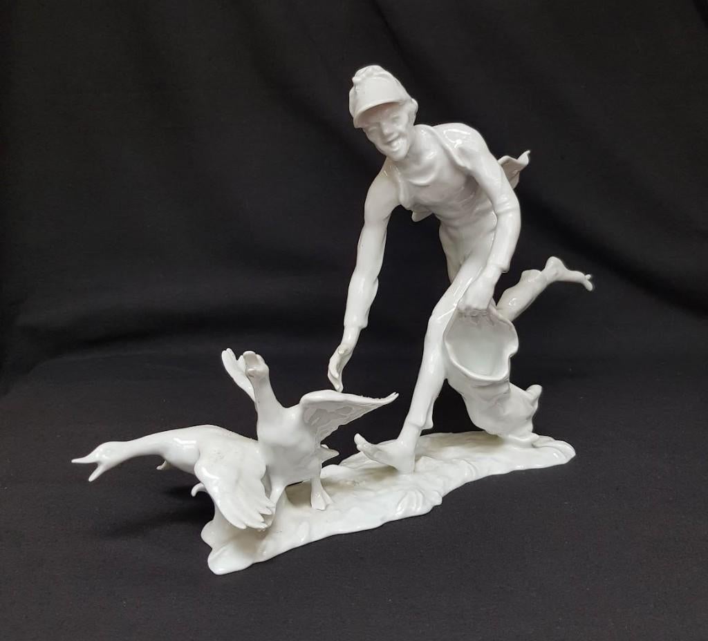 Porcelaine Kaiser vintage - Goose Thief., Enlèvement ou Envoi