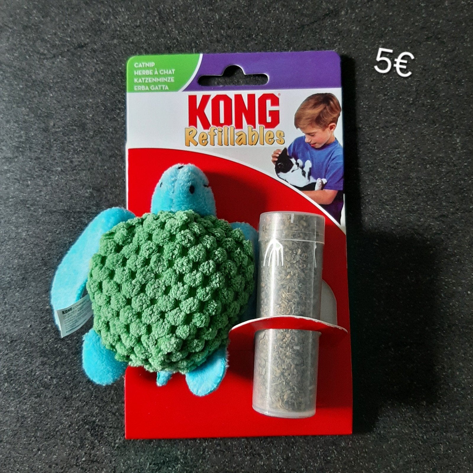 Kong kattenspeelgoed Turtle & Dragon, Ophalen of Verzenden, Nieuw
