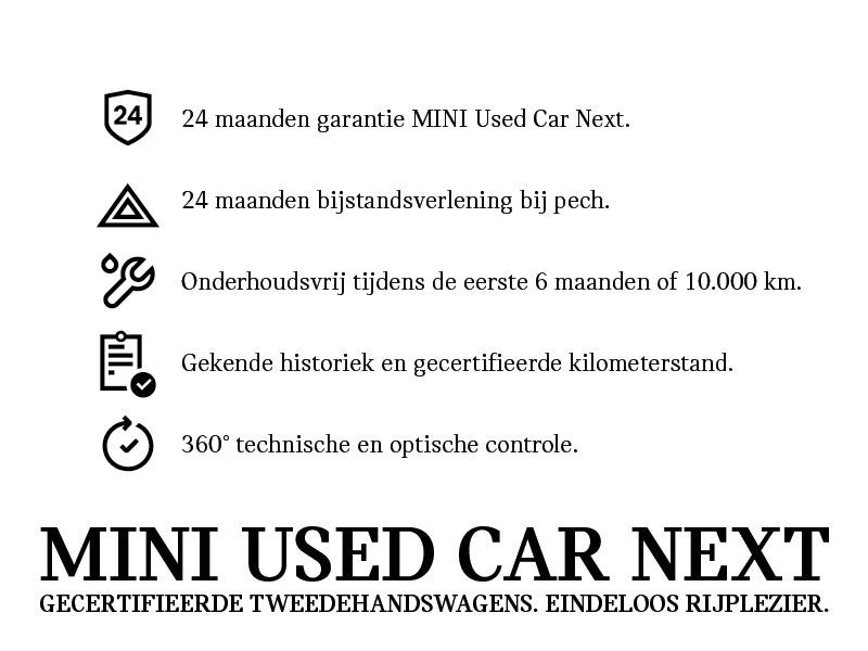 MINI Cooper PANORAMADAK CAMERA LED LICHTVERWARMDE SPORTZETEL, Autos, 100 kW, Argent ou Gris, Achat, Entreprise
