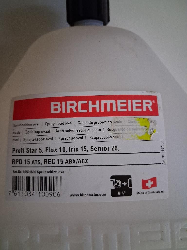 Spuitkap Birchmeier, Jardin & Terrasse, Pesticides, Enlèvement