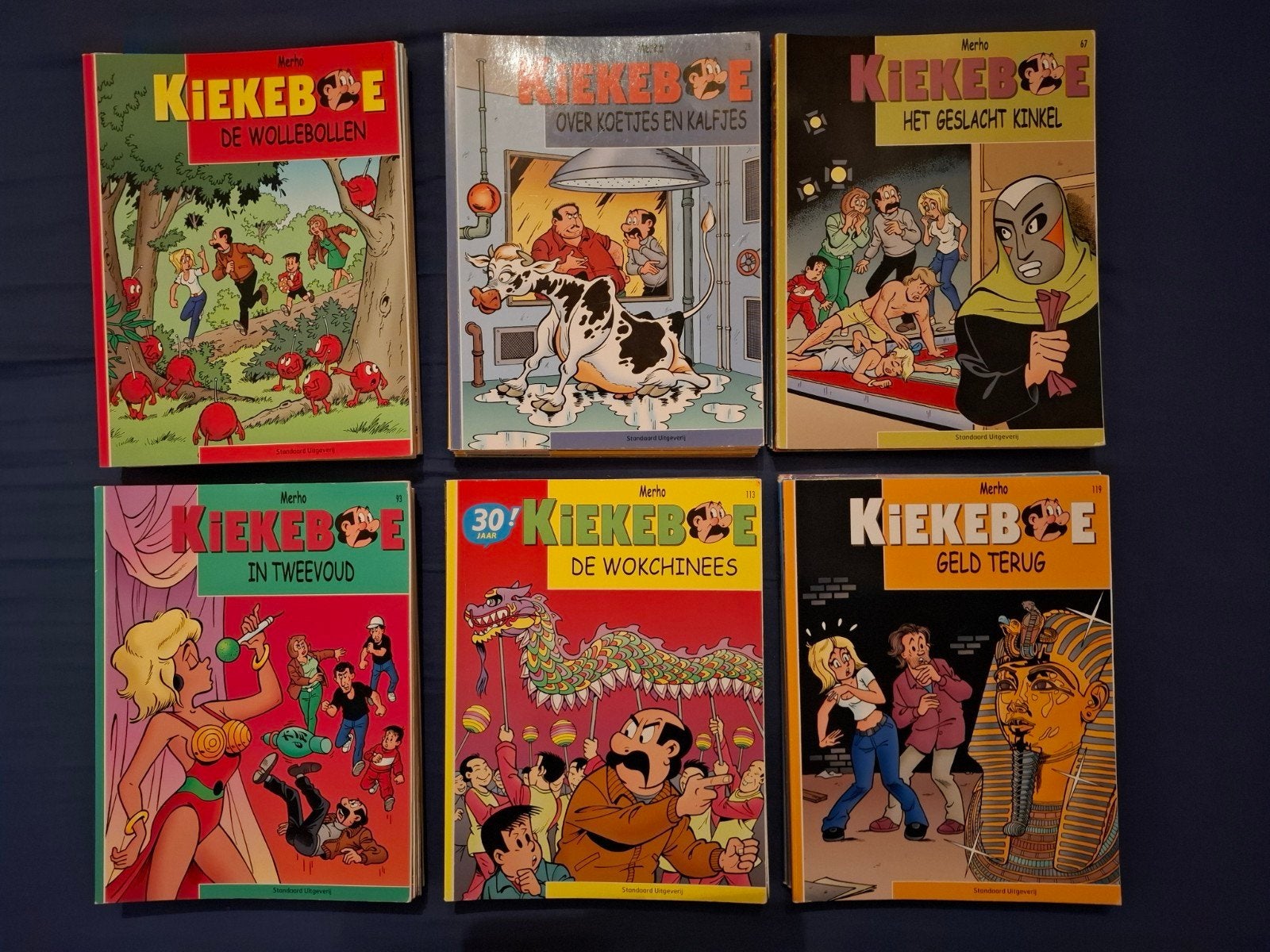 Kiekeboe Strips, Boeken, Stripverhalen, Meerdere stripboeken, Ophalen of Verzenden, Zo goed als nieuw, Merho