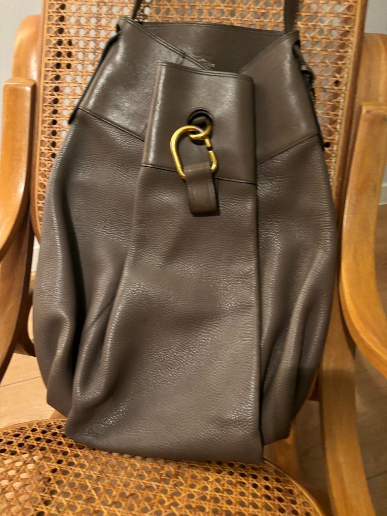 Delvaux Faust GM, Ophalen, Gebruikt, Grijs, Handtas