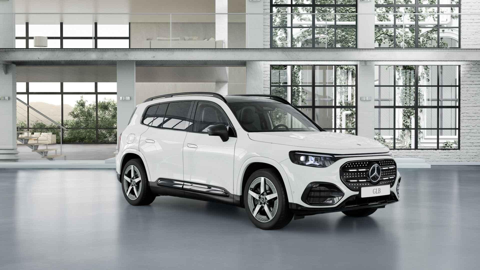 Mercedes-Benz GLB-Klasse 250+ SUV AMG Line | PAnoramisch Dak, Automaat, Gebruikt, Wit, 5 zetels