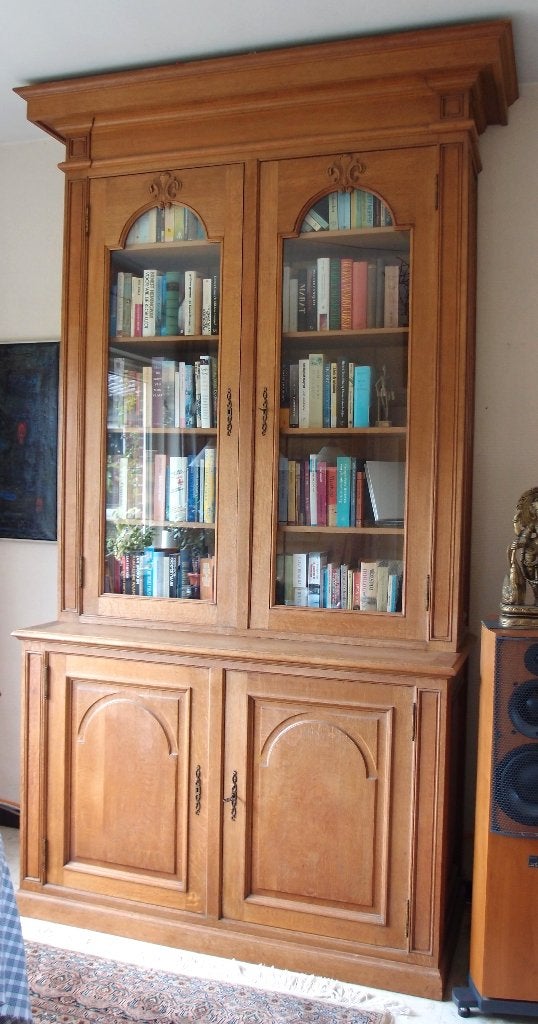 Boekenkast, Huis en Inrichting, Ophalen, 100 tot 150 cm, 200 cm of meer, Eikenhout