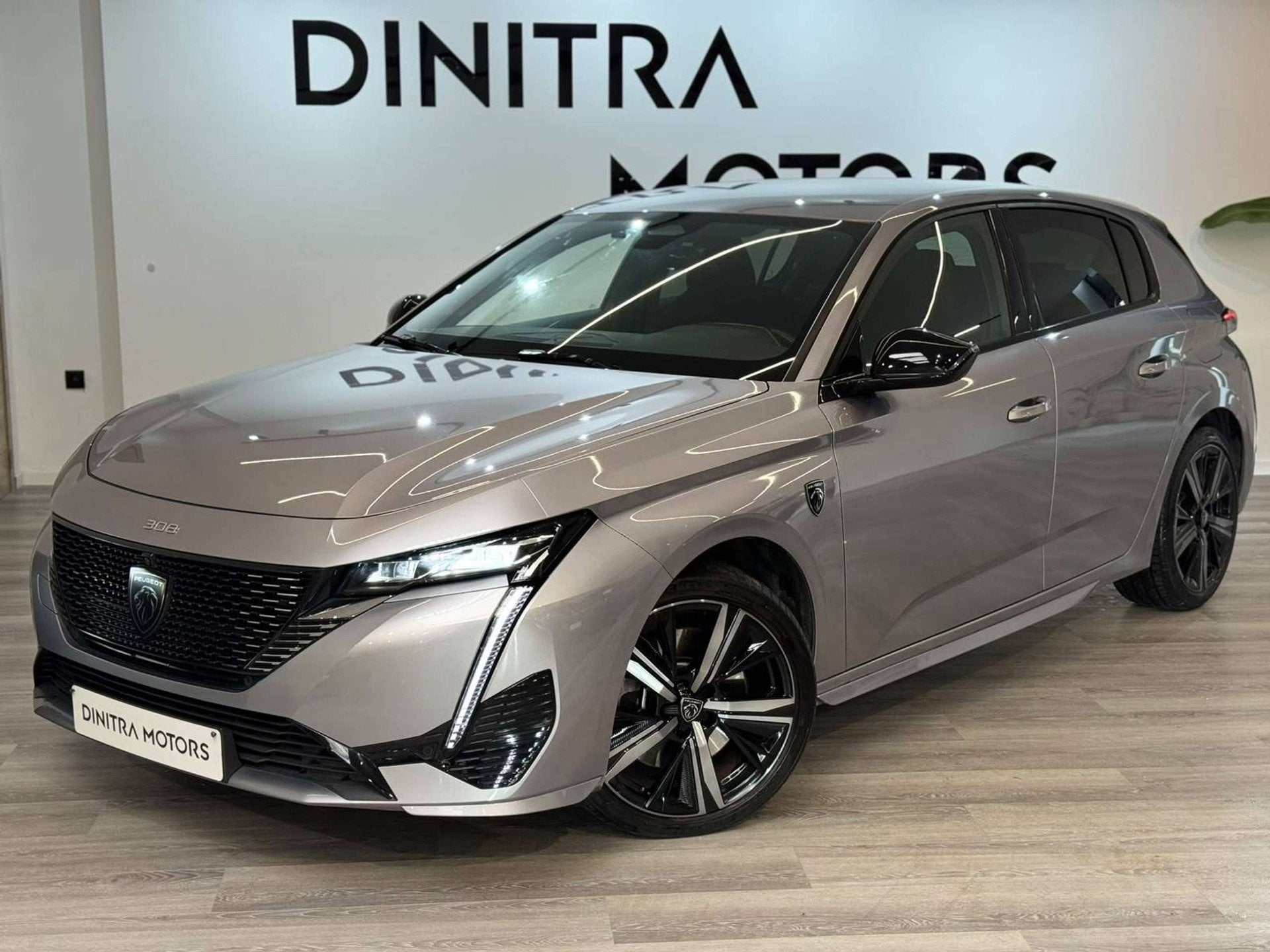 Peugeot 308 GT 1.6 Plug-in Hybrid – ACC / 360 / Alcantar, Autos, Argent ou Gris, Entreprise, Hybride rechargeable, Noir
