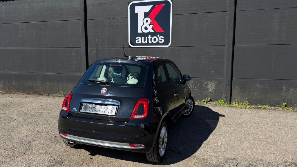 Fiat 500 2021 70 000km–Fiat onderhouden Apple Carplay Airco, Auto's, Fiat, 4 zetels, Stof, Euro 6, Zwart