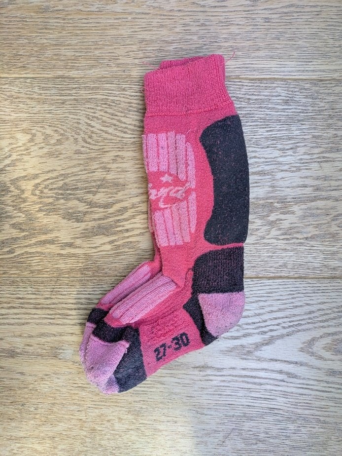 chaussettes de ski pointure 27-30, Enlèvement, Utilisé, Chaussettes