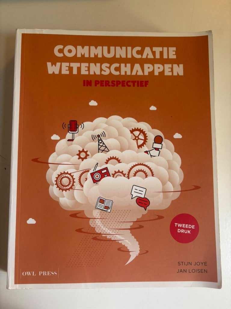 Communicatiewetenschappen in perspectief, Enlèvement ou Envoi, Utilisé, Enseignement supérieur, Stijn Joye, Jan Loisen