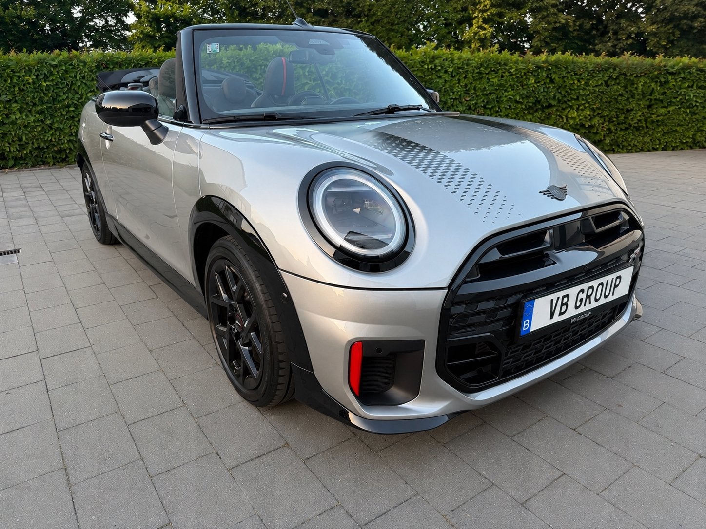 Mini Cabrio John Cooper Works 2025, Cuir, Argent ou Gris, Achat, Euro 6