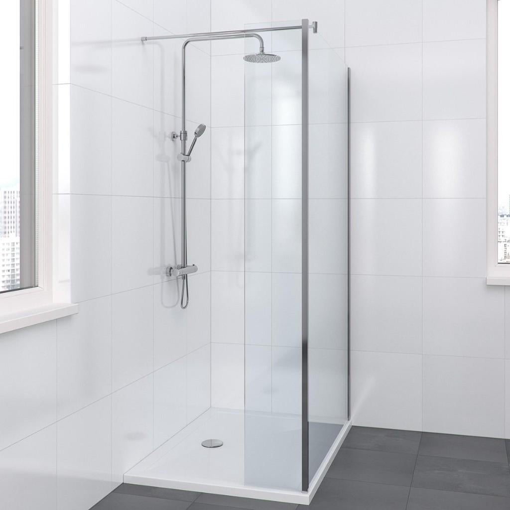 Paroi douche fixe 100 Neuve avec retour 30 marque BRUYNZEEL, Enlèvement, Neuf